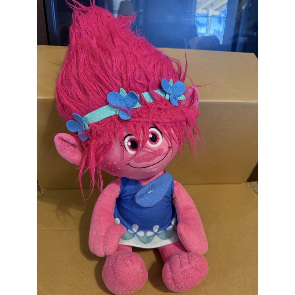 Dreamworks Troll Doll‎ Happy Poppy 2016 Medium Sized